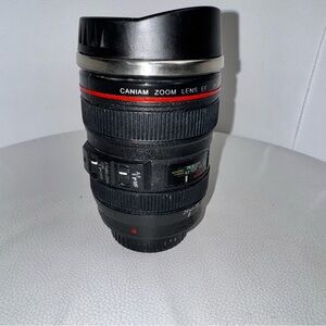 *3 for $15* CANIAM Faux Camera‎ LensTravel Coffee Mug Cup